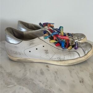 Preloved Golden Goose Metallic Sneakers